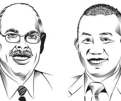 Henry Waxman and Clarence Lam