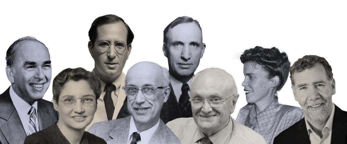 Image of some of the school’s notable epidemiologists 