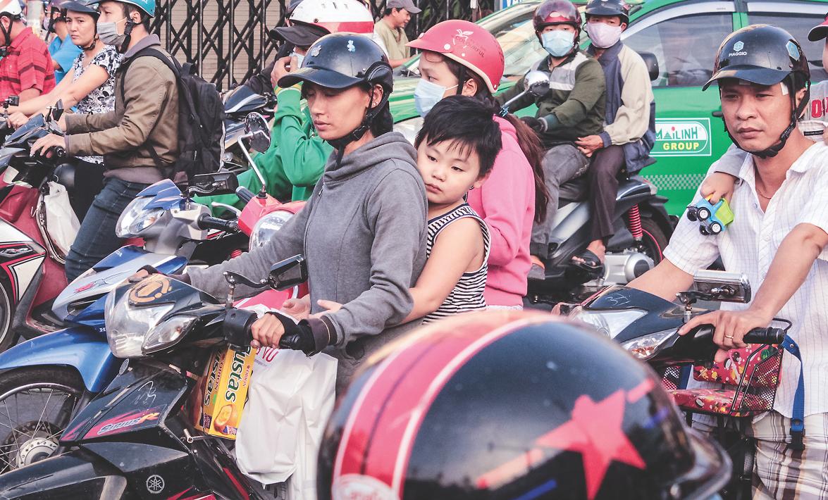 Traffic in Saigon